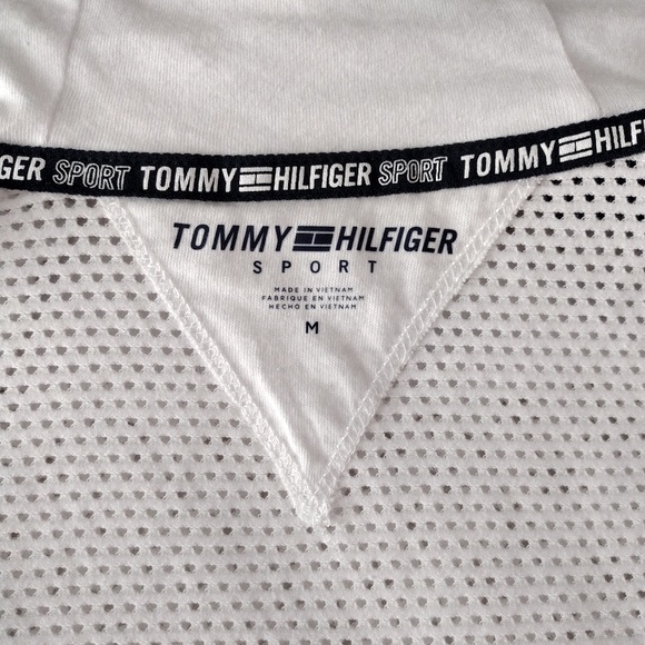 Tommy Hilfiger Sport Mesh Long Sleeve Top Size Med - Picture 5 of 5